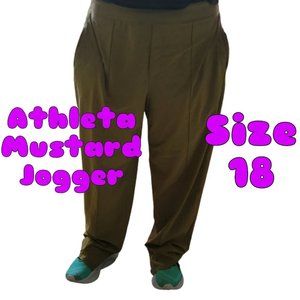 Clothing - Athleta Mustard Yellow Jogger Pant Size 18